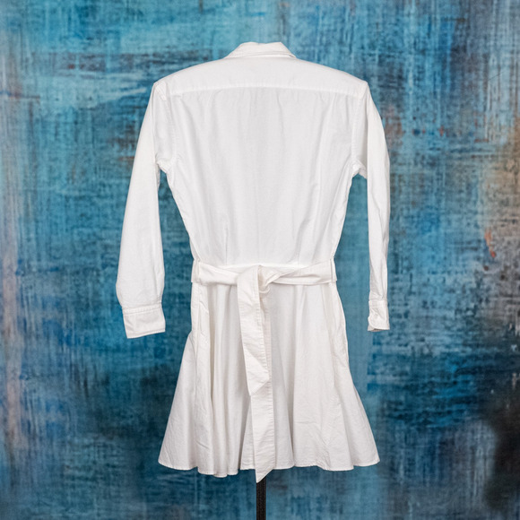Polo Ralph Lauren Cotton Shirt Dress Womens SZ 2 Preppy Classic Heritage Capsule - Picture 4 of 6